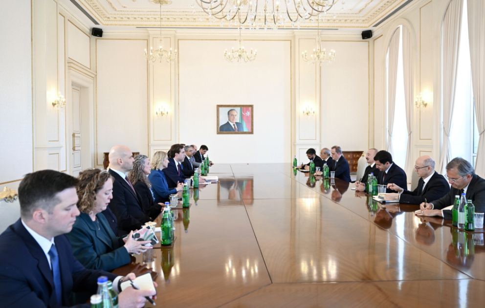 President Ilham Aliyev received U.S. delegation led by Assistant Secretary of State for Economic, Energy, and Business Affairs