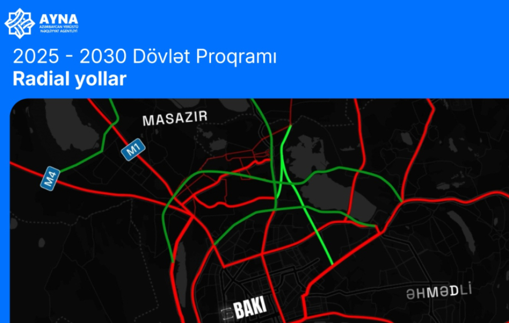Mehdiabad istiqamətindən şəhərə yeni yol çəkiləcək