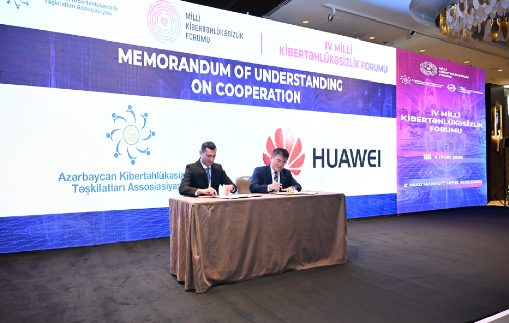 AKTA və “Huawei” şirkəti arasında əməkdaşlıq memorandumu imzalanıb