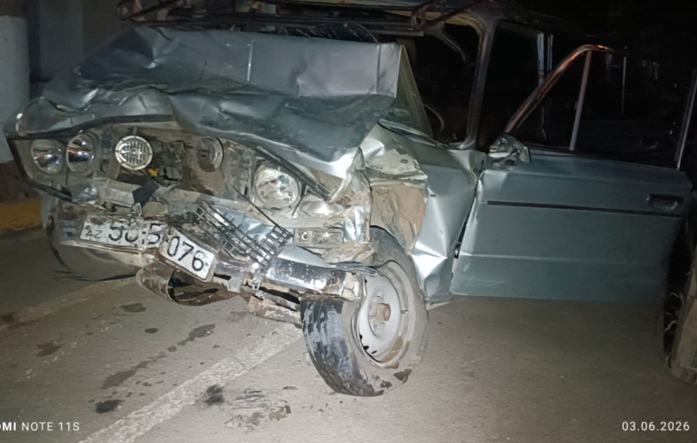 Tovuzda iki avtomobil toqquşub, ölən və xəsarət alanlar var
