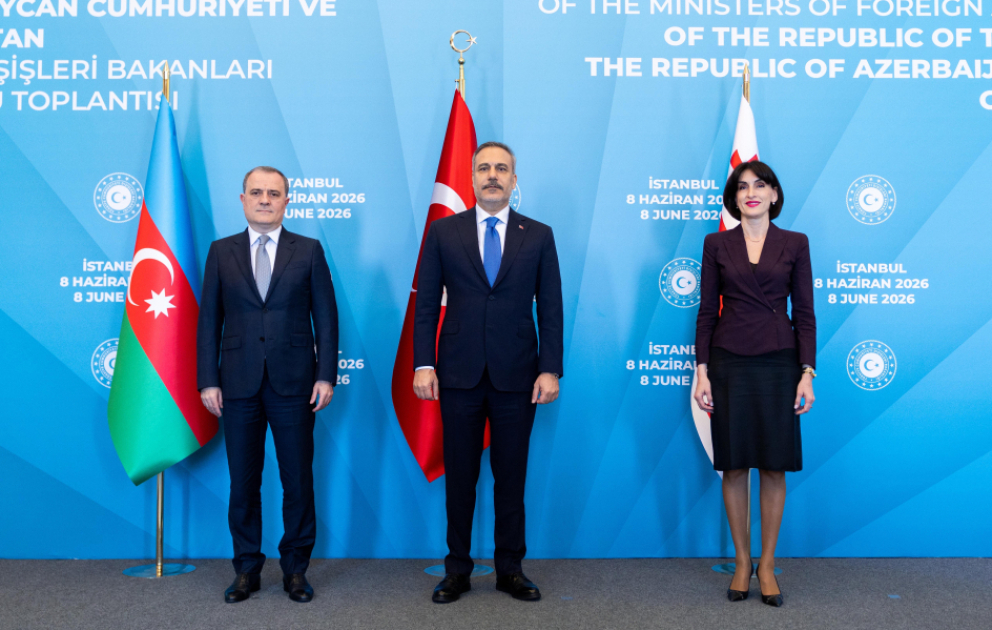 Azerbaijani, Turkish and Georgian foreign ministers meet in Istanbul