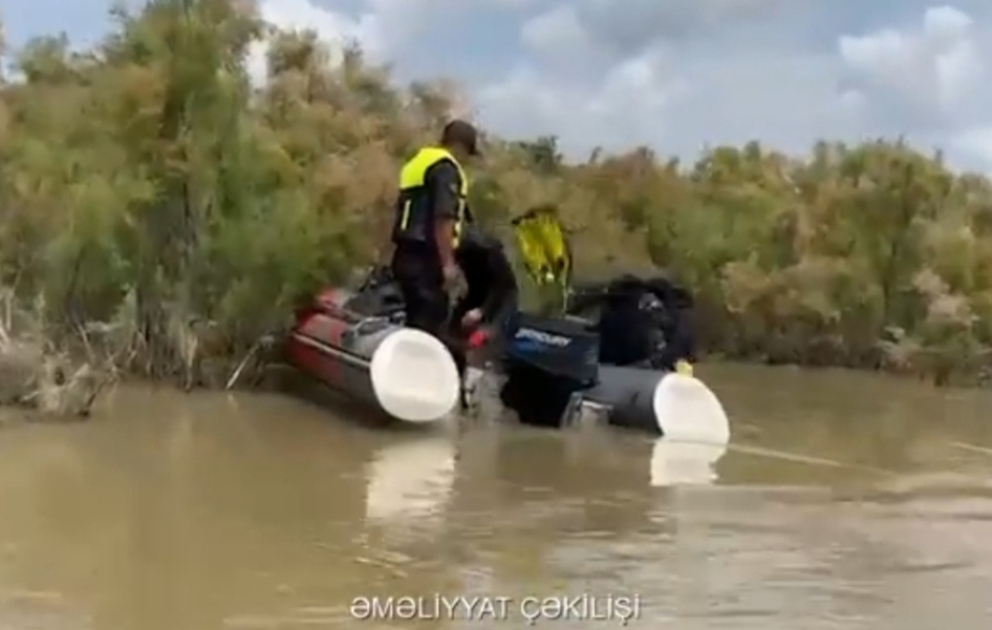 FHN: Araz çayında batdığı ehtimal olunan şəxsin axtarışları davam etdirilir