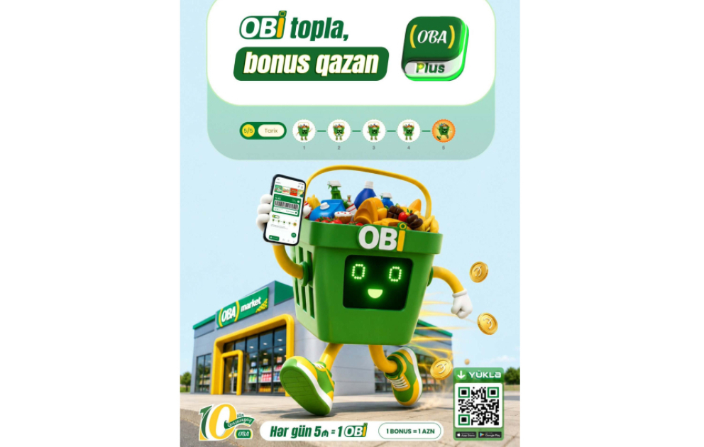 ®  “OBA Plus”da OBİ qazandırmağa gəlir