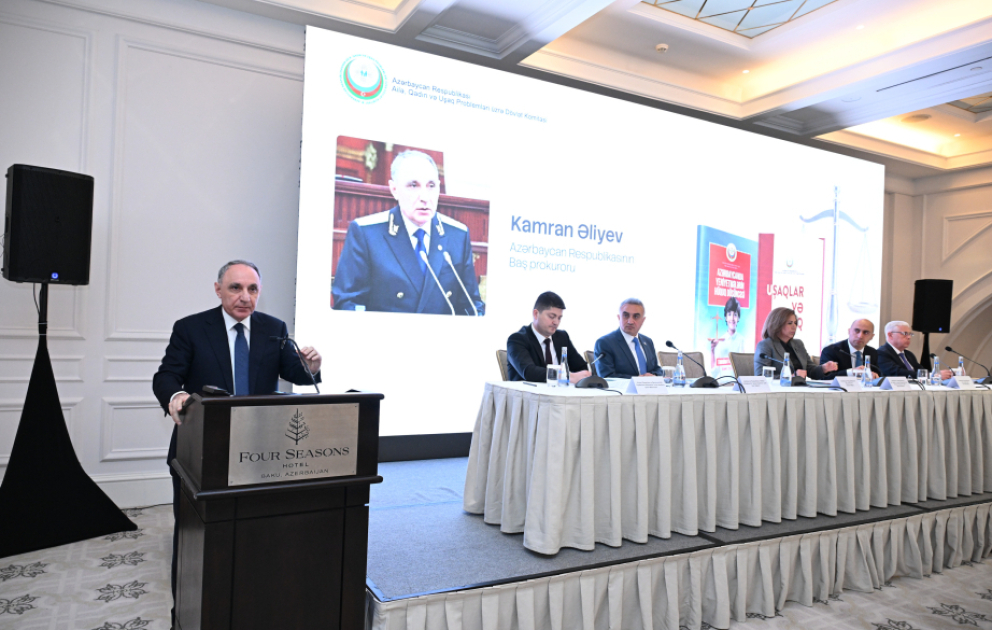 Baş prokuror: Dünyada uşaqlara qarşı zorakılıq halları ciddi narahatlıq doğurur
