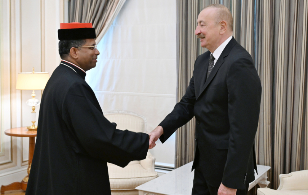 Präsident Ilham Aliyev empfängt Präfekten des Dikasteriums für den Interreligiösen Dialog des Heiligen Stuhls
