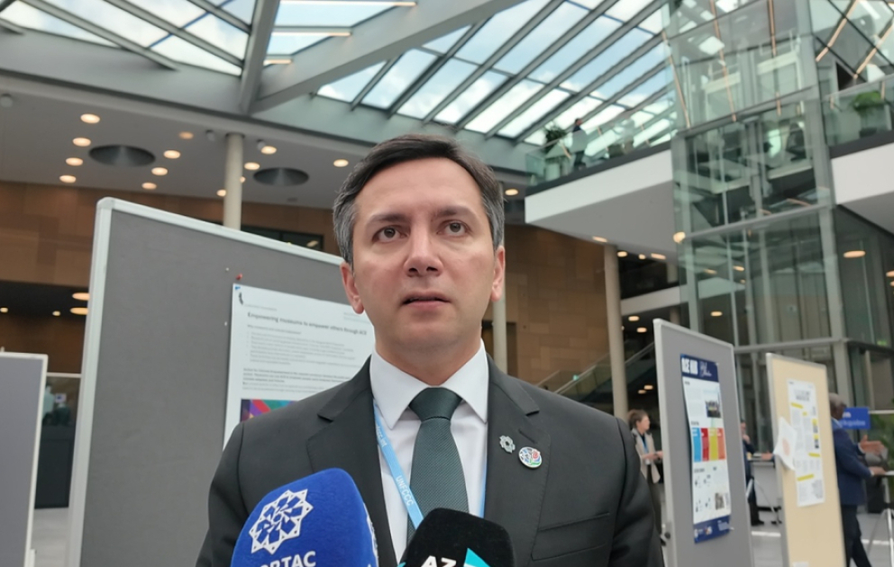 Yalçın Rəfiyev: Bonnda Xəzərin səviyyəsinin enməsinə həsr olunmuş tədbirin keçirilməsi çox əhəmiyyətlidir
