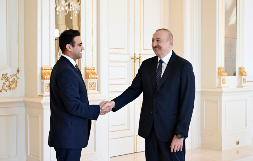 Präsident Ilham Aliyev empfängt Mitglied des US-Repräsentantenhauses