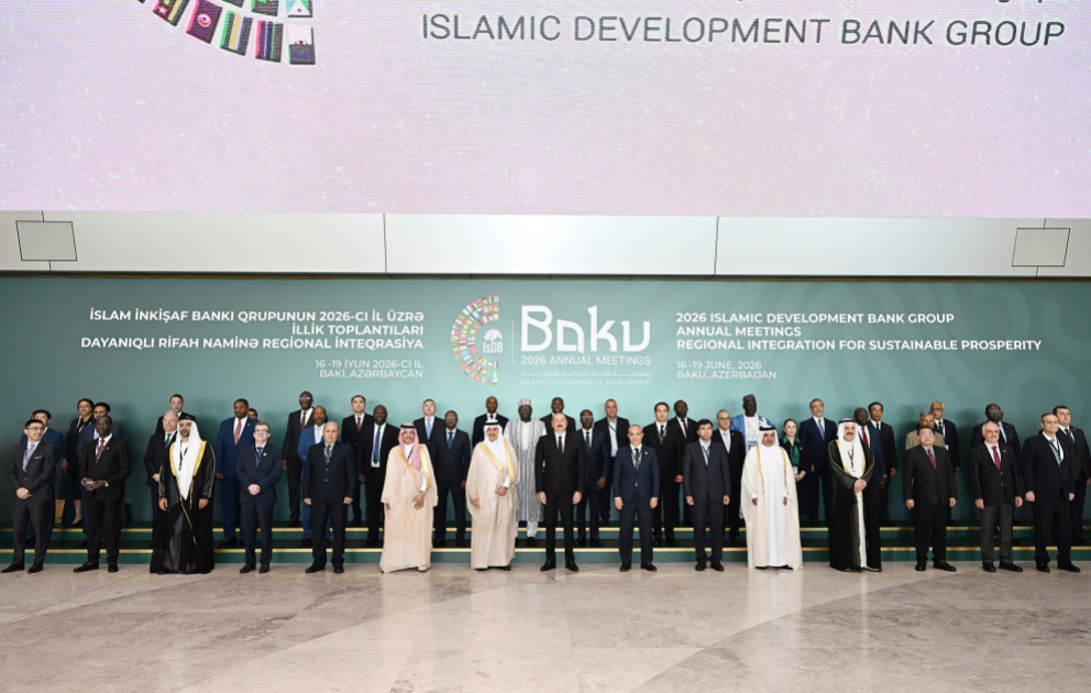 La cérémonie d’ouverture des Assemblées annuelles de 2026 du Groupe de la Banque islamique de développement se tient à Bakou en présence du président Ilham Aliyev