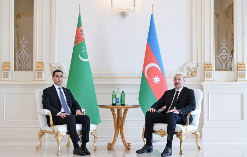 President Ilham Aliyev held one-on-one meeting with President of Turkmenistan