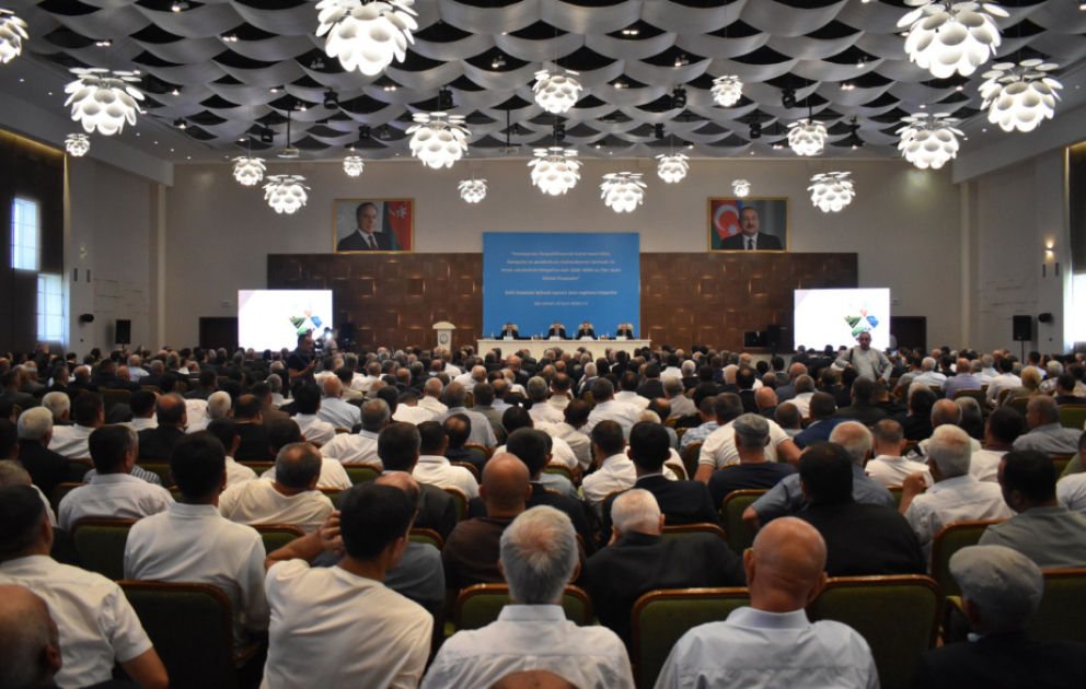Qaxda Şəki-Zaqatala iqtisadi rayonu üzrə regional müşavirə işə başlayıb