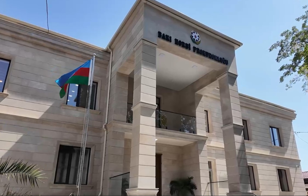 Bakı Hərbi Prokurorluğunun əsaslı təmir edilərək yenidən qurulan inzibati binasının açılışı olub