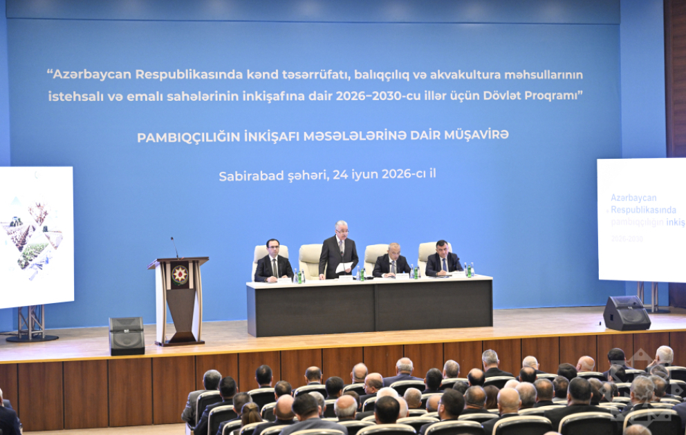 Sabirabadda pambıqçılığın inkişafına həsr olunmuş regional müşavirə keçirilib