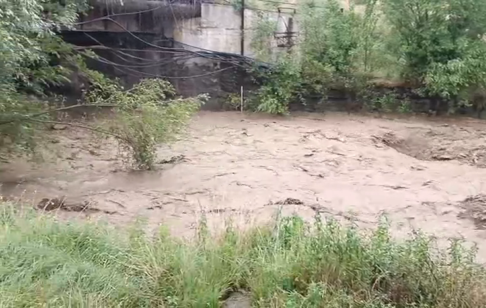 Naxçıvanda bəzi çaylardan sel keçib