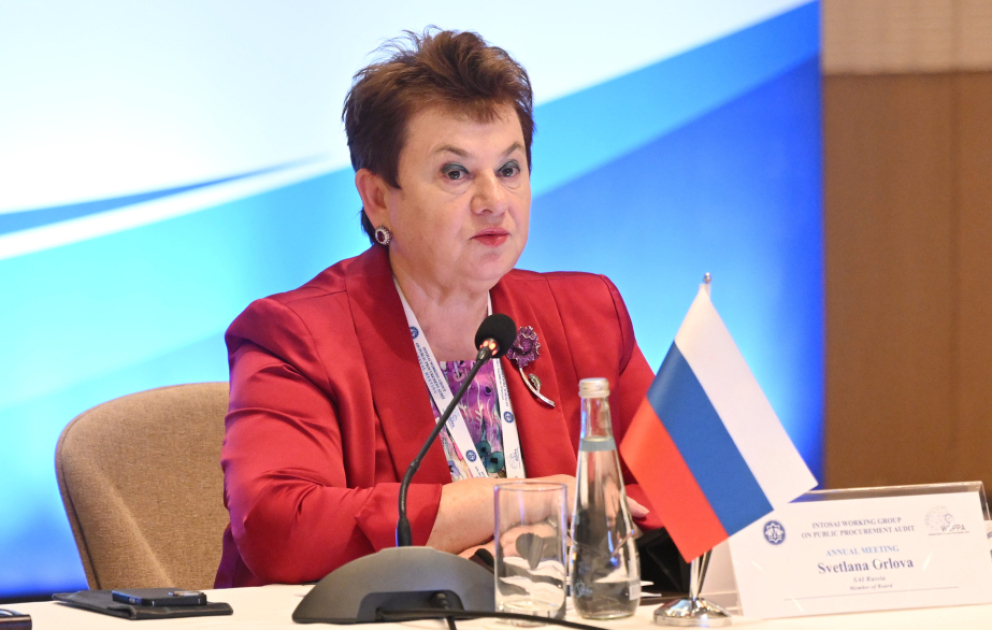 Svetlana Orlova: Azərbaycan dövlət satınalmalarının auditində beynəlxalq gündəliyə fəal töhfə verir