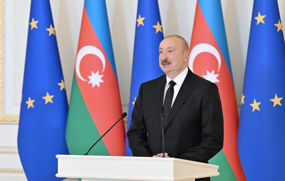 Prezident: Azərbaycan Avropa İttifaqı üçün Cənubi Qafqazda əsas ticarət tərəfdaşıdır