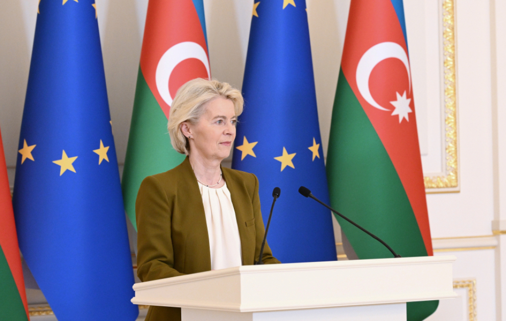 Ursula Fon der Lyayen: Azərbaycan Avropa İttifaqı üçün etibarlı tərəfdaş olduğunu sübut edib