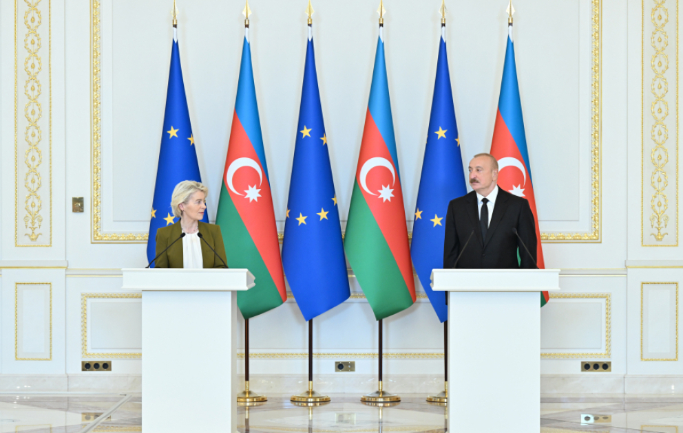 President Ilham Aliyev and President of the European Commission delivered press statements