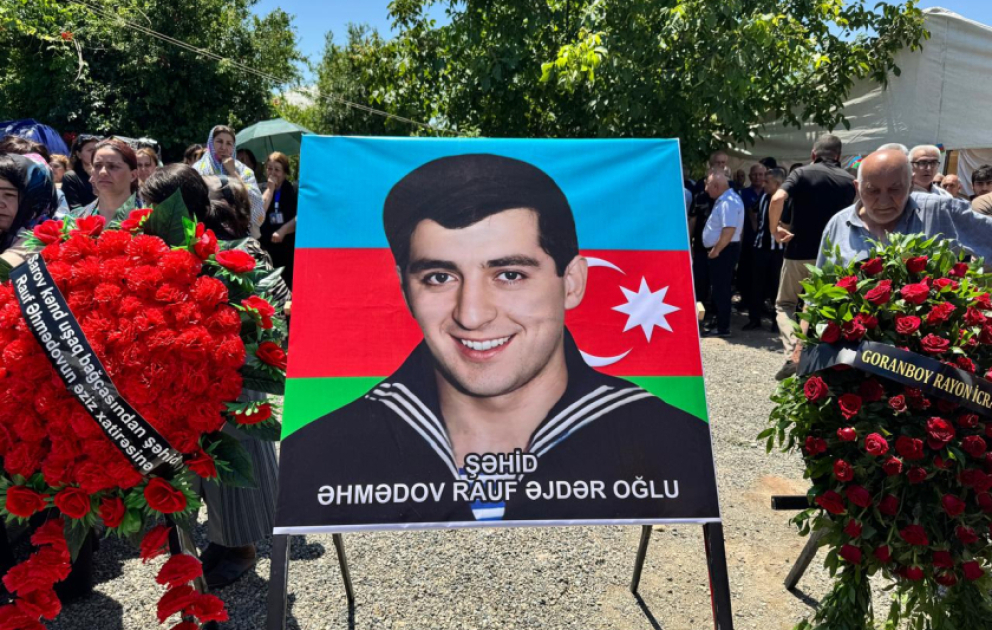 Birinci Qarabağ müharibəsi şəhidi Rauf Əhmədov Goranboyda dəfn olunub
