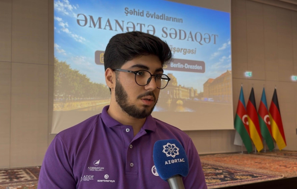 Şəhid övladı: Ali təhsilimi Avropada davam etdirməyi düşündüyüm üçün Almaniyadakı yay düşərgəsi mənim üçün önəmlidir