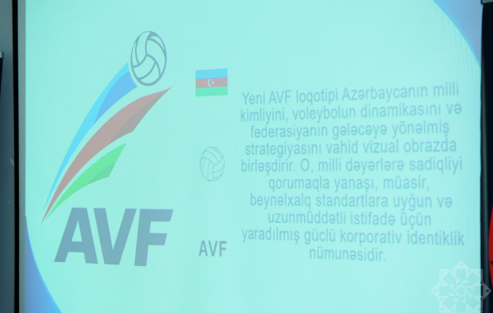 Azərbaycan Voleybol Federasiyasının yeni loqosu təqdim olunub
