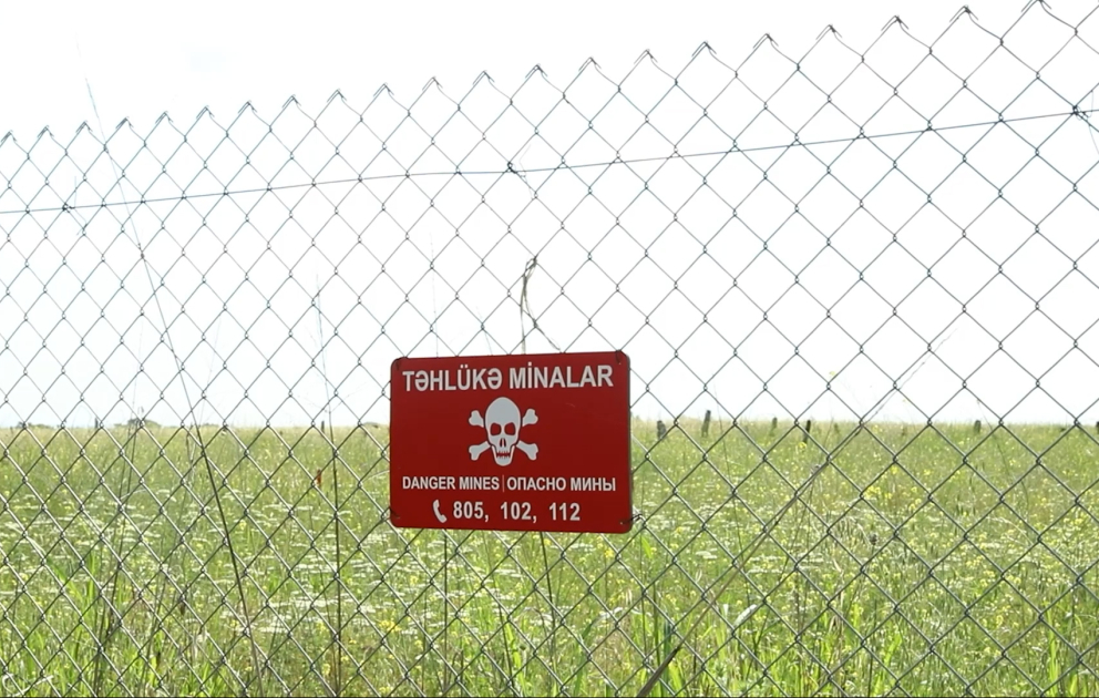 Mina təhlükəsi olan ərazilərin çəpərlənməsi zəruri təhlükəsizlik tədbiridir