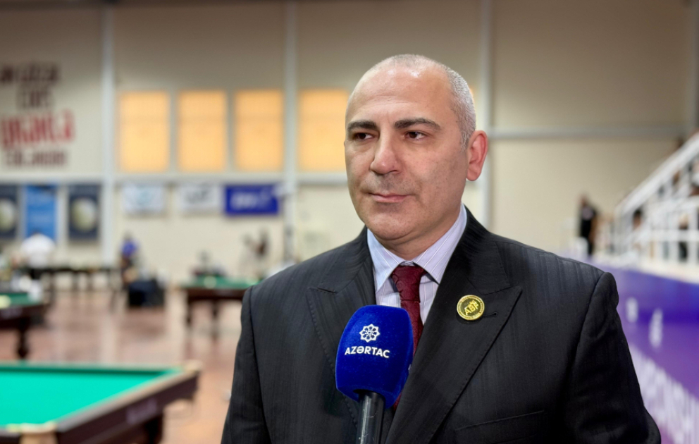 Federasiya prezidenti: Avropa çempionatına ev sahibliyi Azərbaycanda bilyardın inkişafına böyük töhfə verəcək