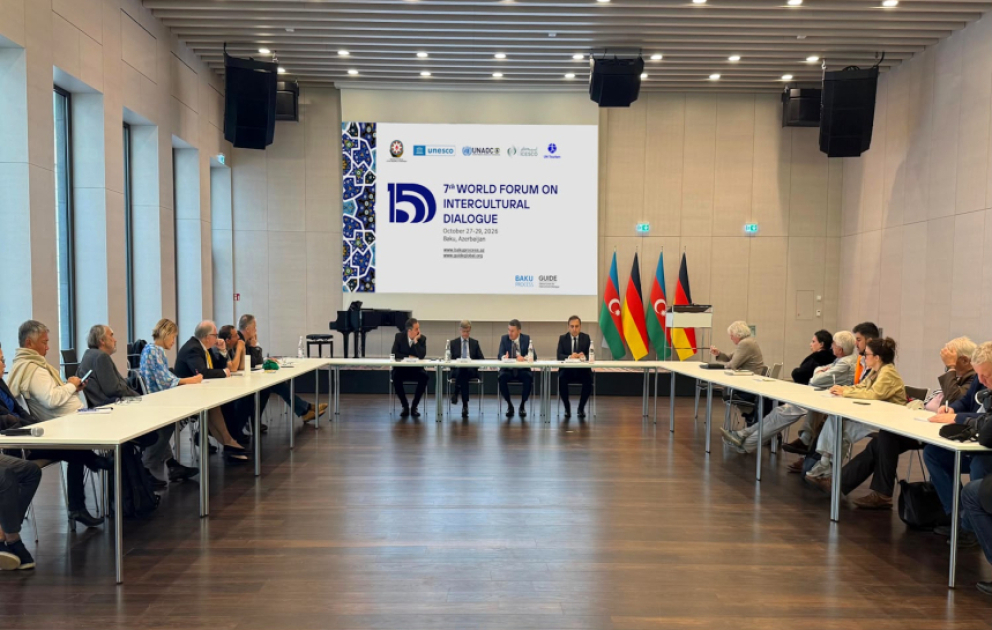 Berlində Bakı Prosesi və VII Ümumdünya Mədəniyyətlərarası Dialoq Forumu ilə bağlı təqdimat olub