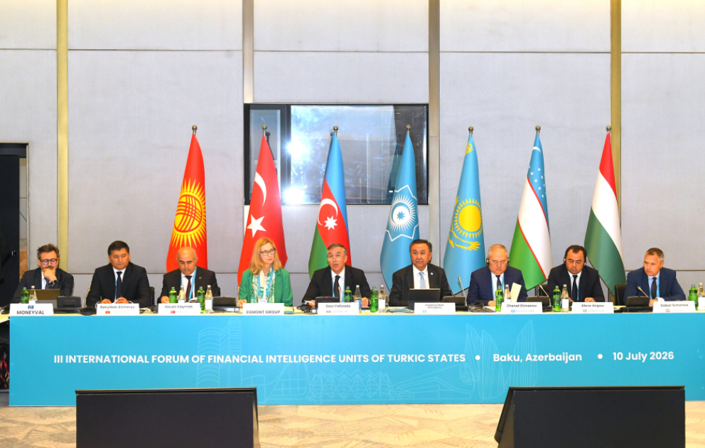 Bakıda Türk Dövlətləri Təşkilatına üzv ölkələrin Maliyyə Kəşfiyyatı Orqanlarının beynəlxalq forumu işə başlayıb