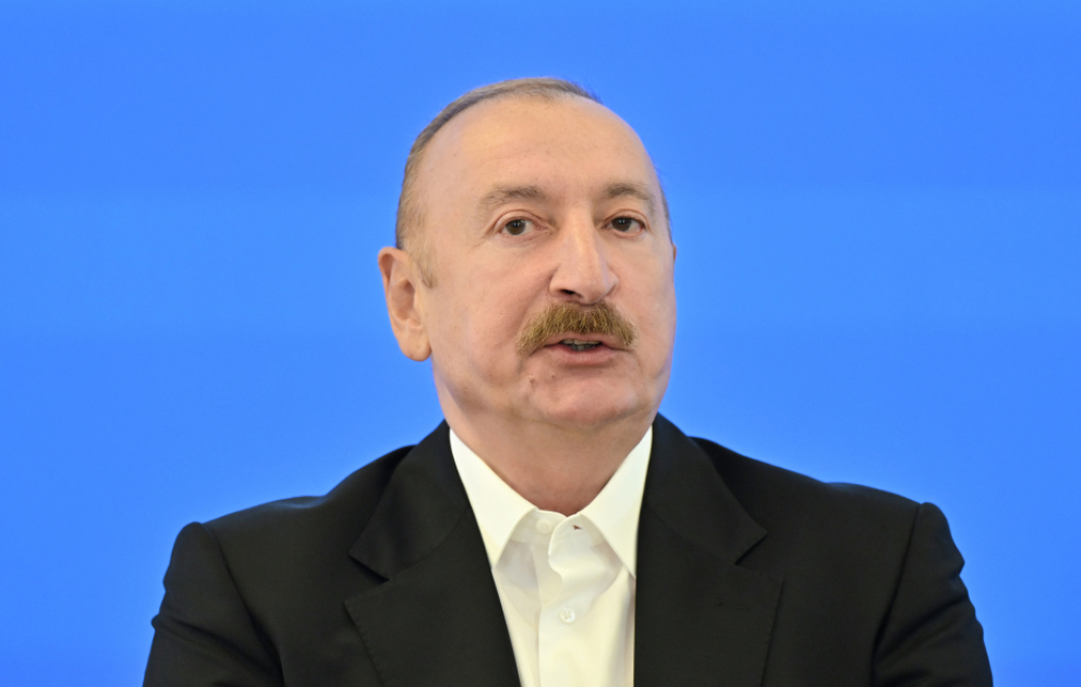 Prezident İlham Əliyev Şuşa Forumunda 907-ci düzəlişin tam ləğvi məsələsinə toxunub