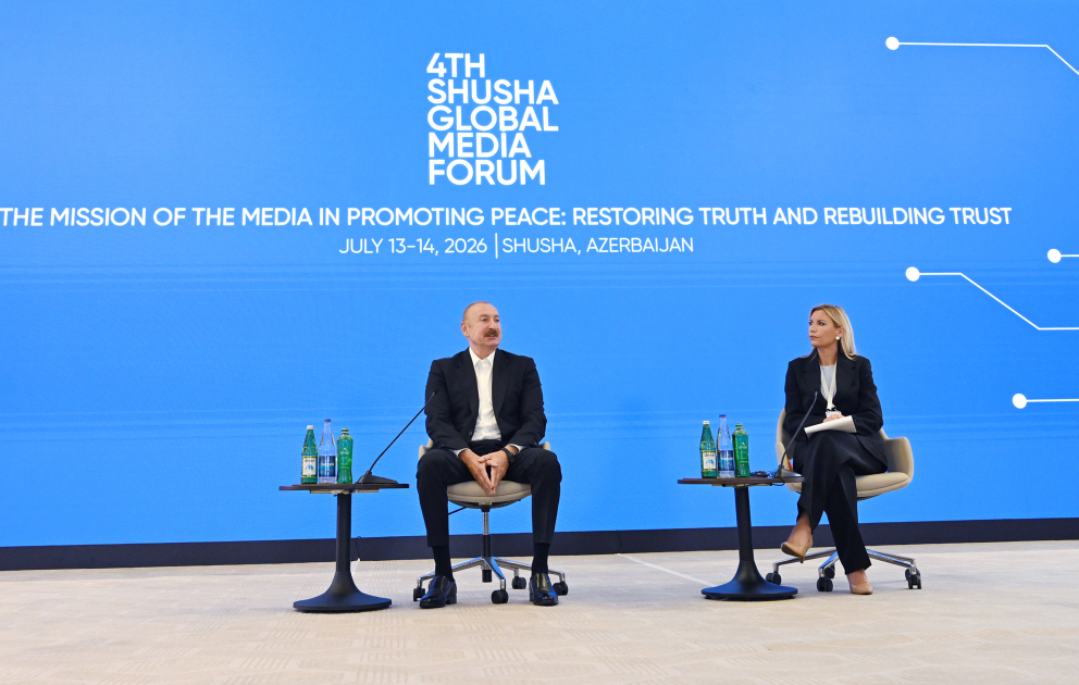 Prezident İlham Əliyev IV Şuşa Qlobal Media Forumunun açılışında iştirak edib