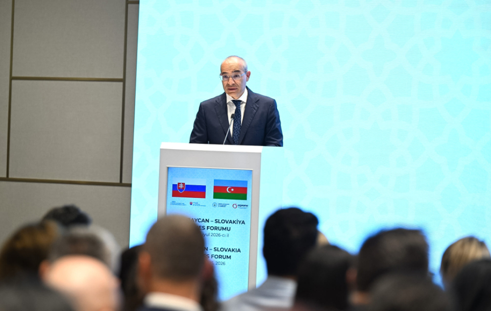 İqtisadiyyat naziri: Slovakiya şirkətlərinin azad edilmiş ərazilərimizin bərpasına töhfə verməkdə güclü maraq göstərməsi sevindiricidir