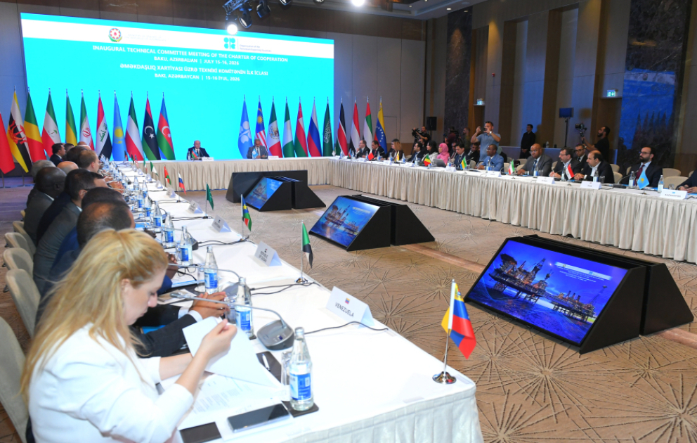 Bakı OPEC+ çərçivəsində Əməkdaşlıq Xartiyası üzrə Texniki Komitənin ilk iclasına ev sahibliyi edib