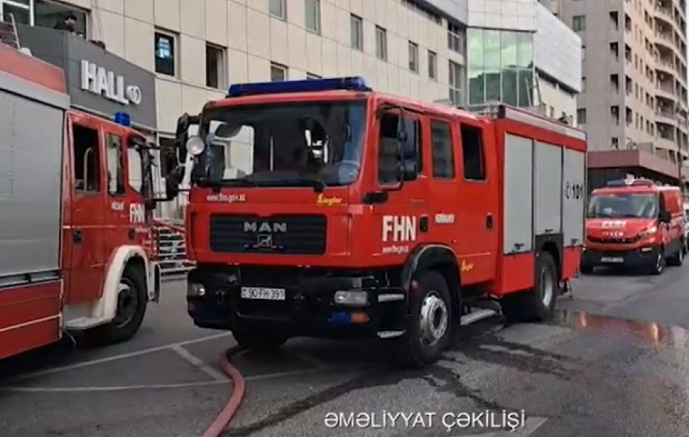 Bakıda otelin saunasında yanğın baş verib, qonaqlar təxliyə olunub