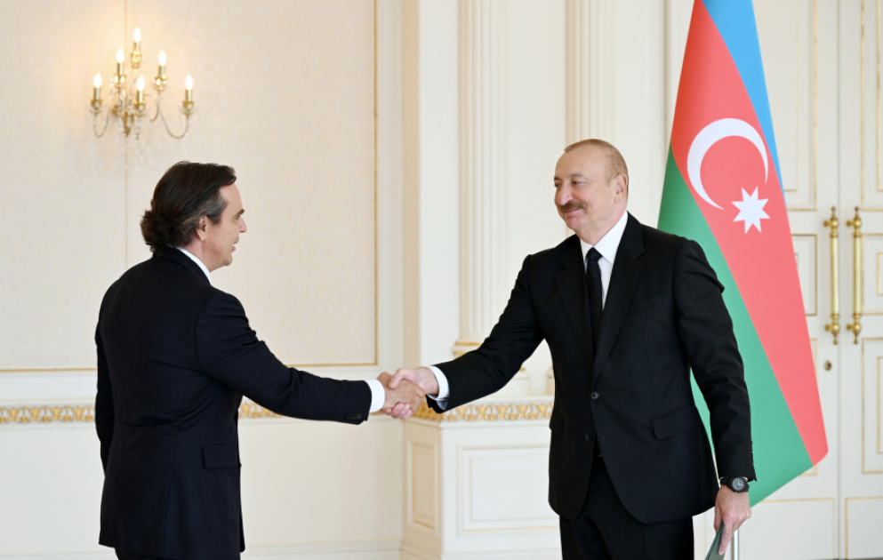 President Ilham Aliyev received credentials of newly appointed Brazilian ambassador