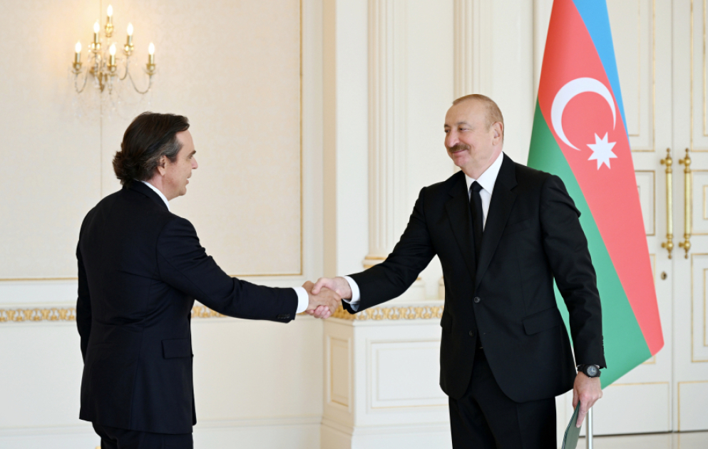 Президент Ильхам Алиев принял верительные грамоты новоназначенного посла Бразилии в Азербайджане