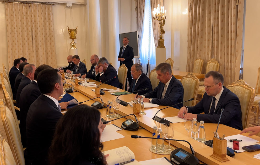 Министры иностранных дел Азербайджана и России обсудили в Москве двусторонние отношения и ситуацию на Южном Кавказе