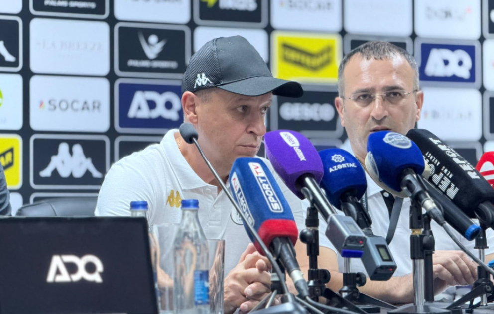 "Neftçi"nin baş məşqçisi: Ümid edirəm ki, sabah üstün tərəf biz olacağıq