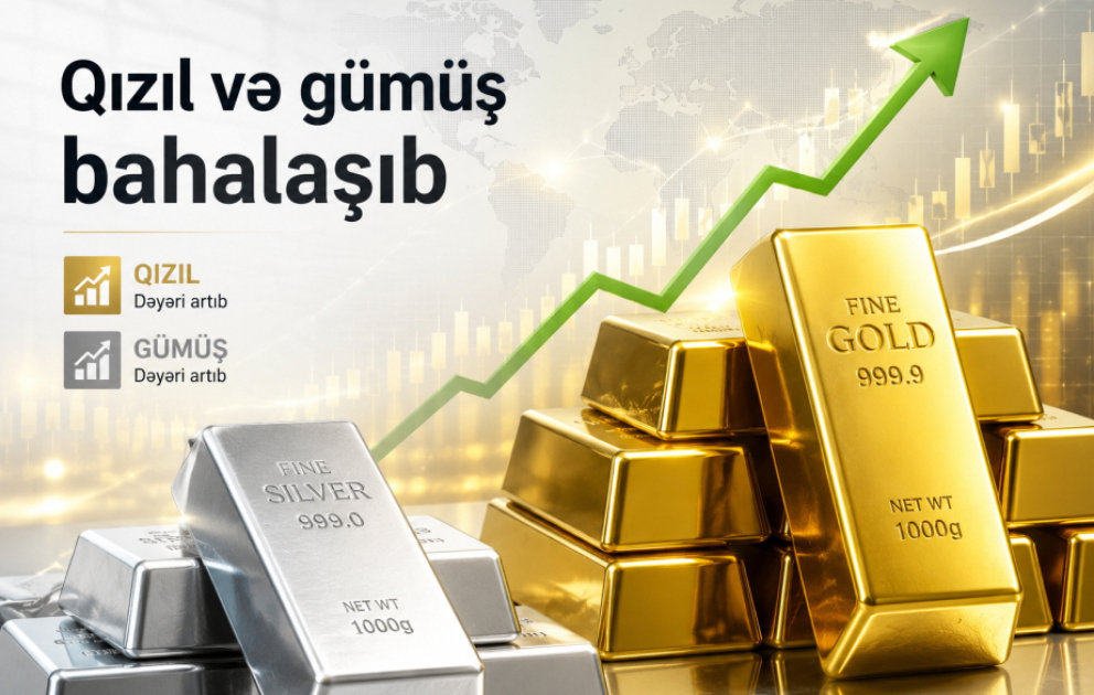 Gold and silver prices increase in global markets