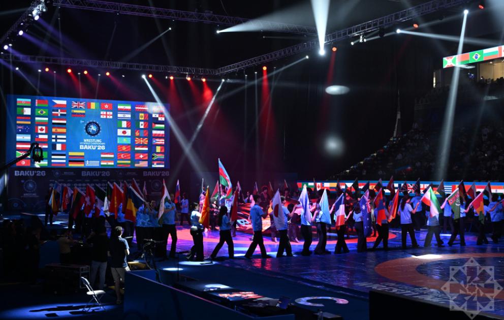 Bakıda güləş üzrə U-17 dünya çempionatının açılış mərasimi keçirilib