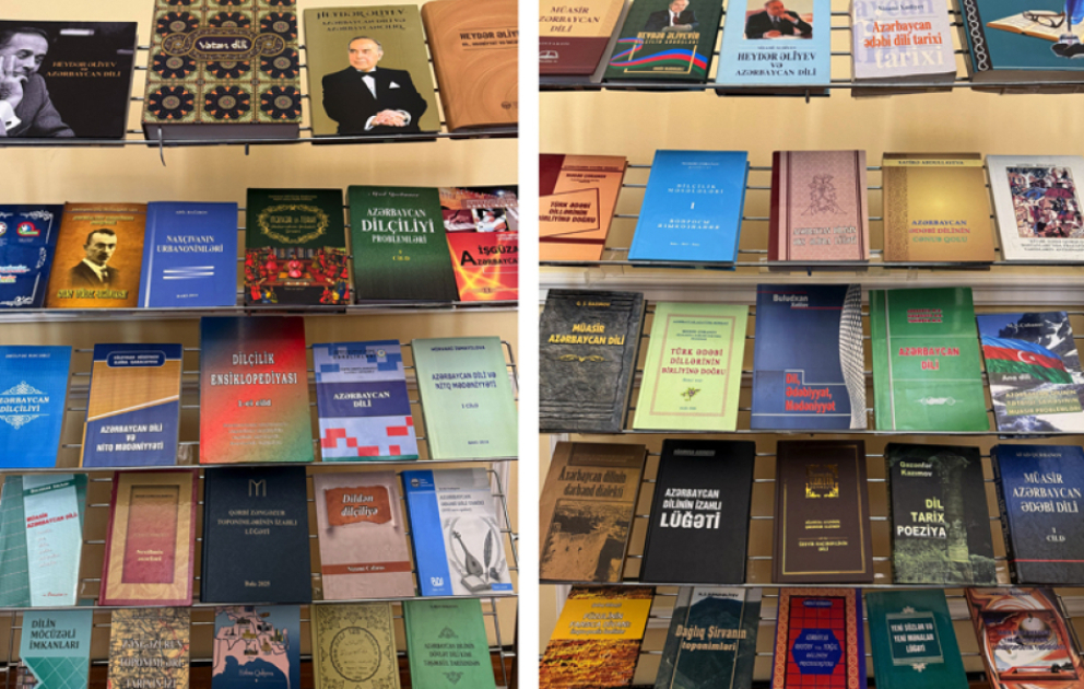 Prezident Kitabxanasında Azərbaycan Əlifbası və Azərbaycan Dili Gününə həsr olunmuş sərgi açılıb