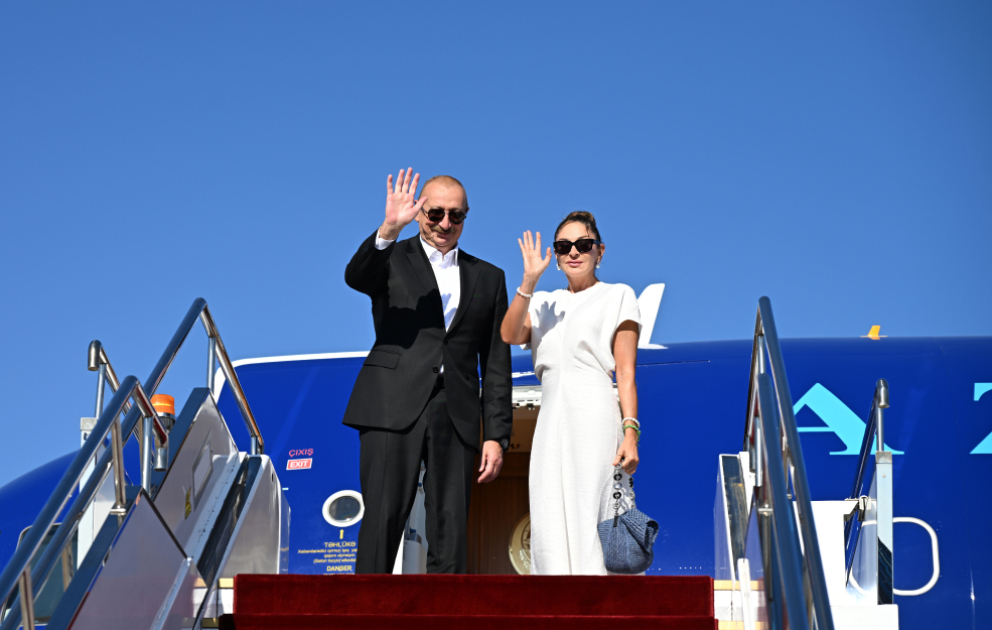 Präsident Ilham Aliyev beendet seinen Staatsbesuch in Kirgisistan
