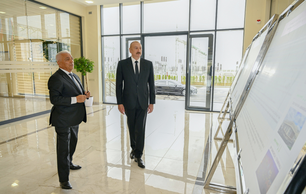 President Ilham Aliyev inaugurated Yeni Sangachal Substation