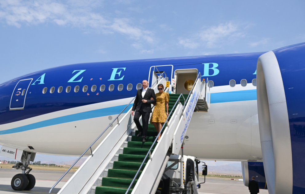 President Ilham Aliyev arrived in Nakhchivan Autonomous Republic