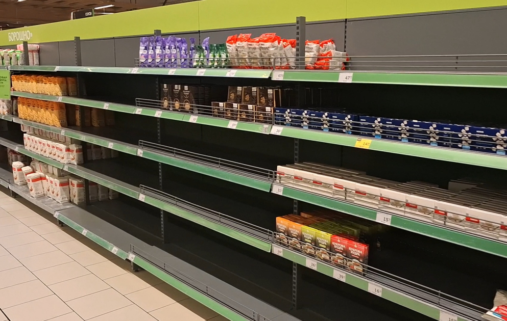 В Украине возникла нехватка продовольствия