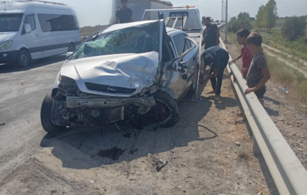 Sabirabadda yol qəzası olub, yaralılar var