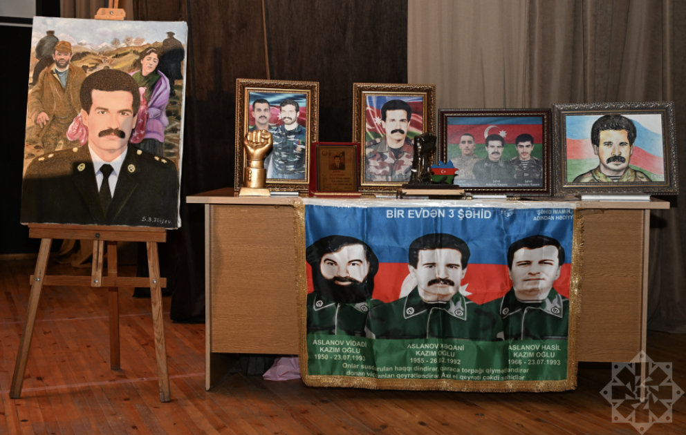 Azərbaycanın Milli Qəhrəmanı, itkin şəhid Xəqani Aslanovun xatirəsi yad edilib