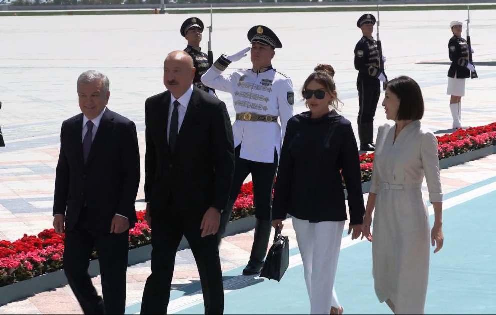 Le président Ilham Aliyev entame une visite d'État en Ouzbékistan