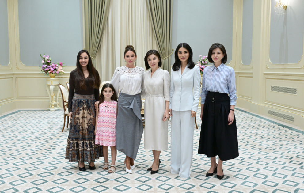 First Ladies of Azerbaijan and Uzbekistan held one-on-one meeting over tea in Tashkent