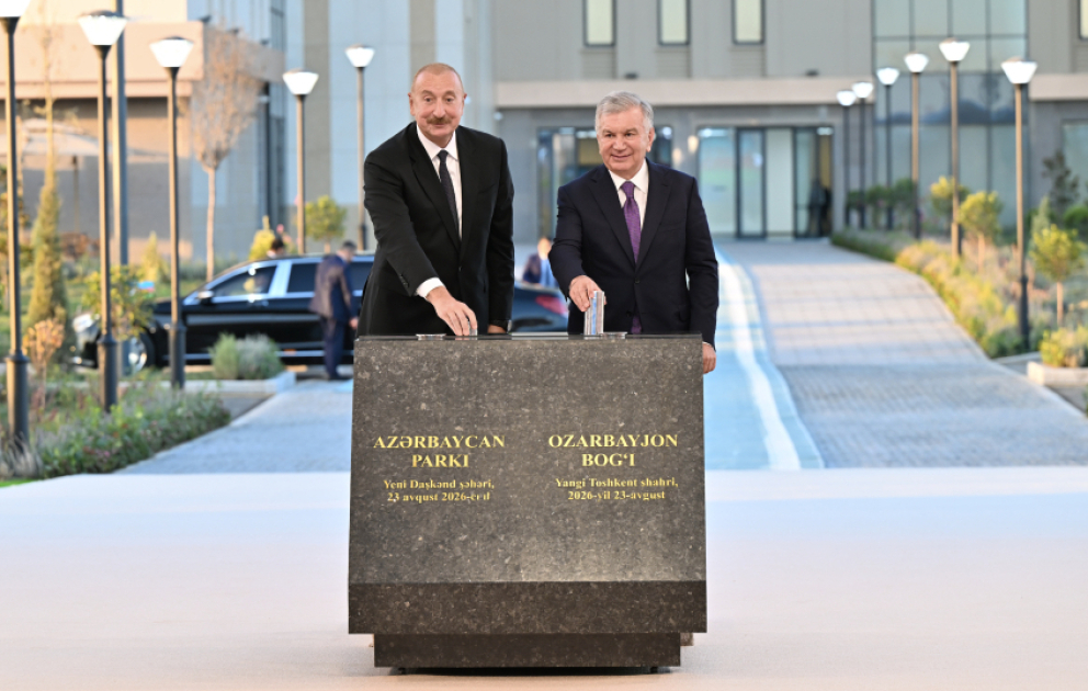 Yeni Daşkənd şəhərində “Azərbaycan” parkının təməli qoyulub