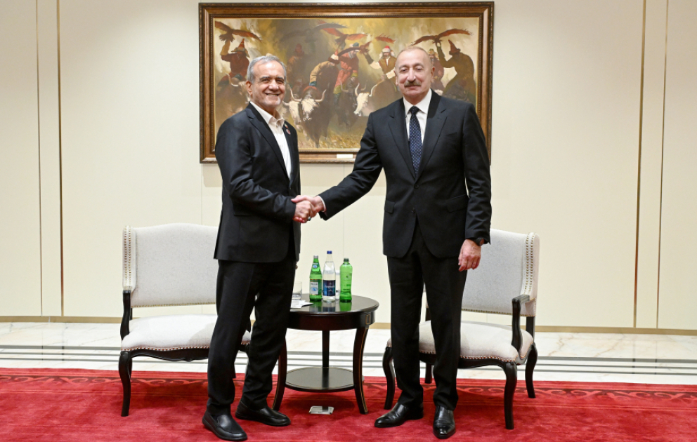 Presidents of Azerbaijan and Iran met in Bishkek